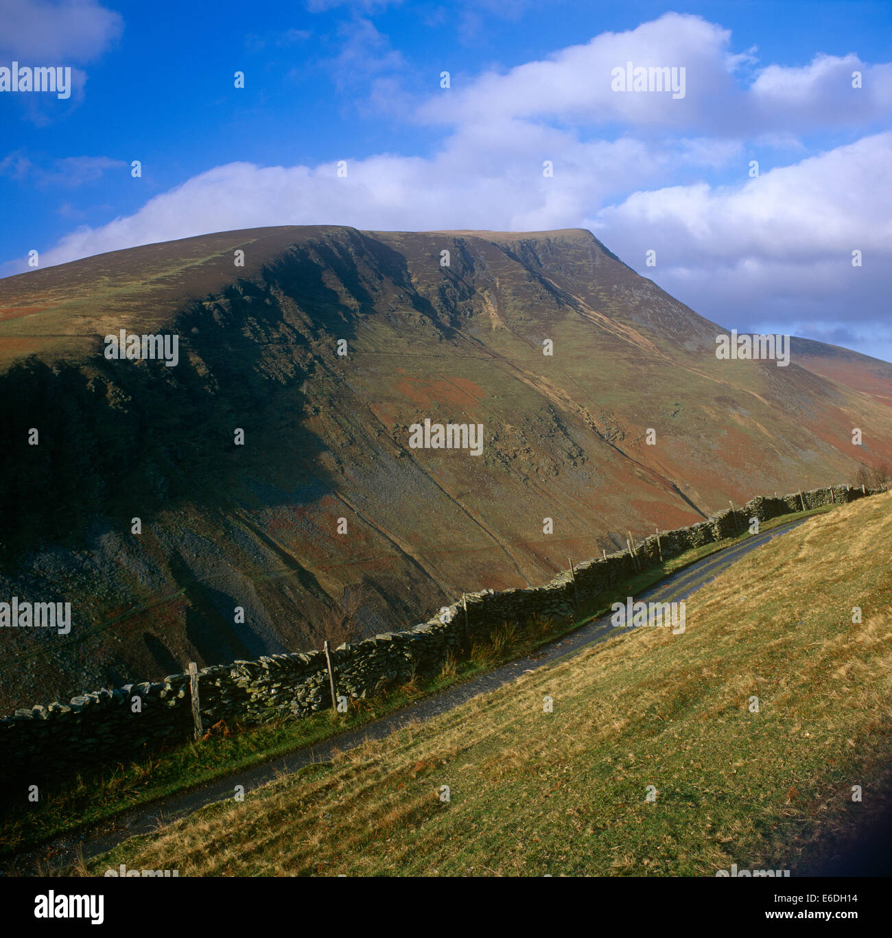 Lonscale Fell from Blease Cumbria UK Stock Photo