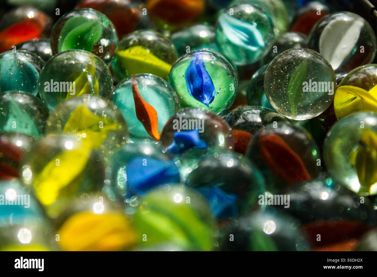 Coloured glass marbles hires stock photography and images Alamy
