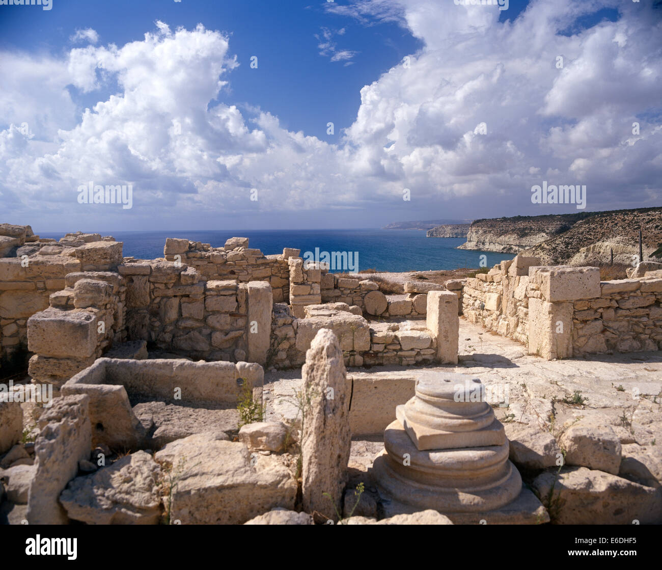 Ancient Kourion Limassol Cyrpus Stock Photo