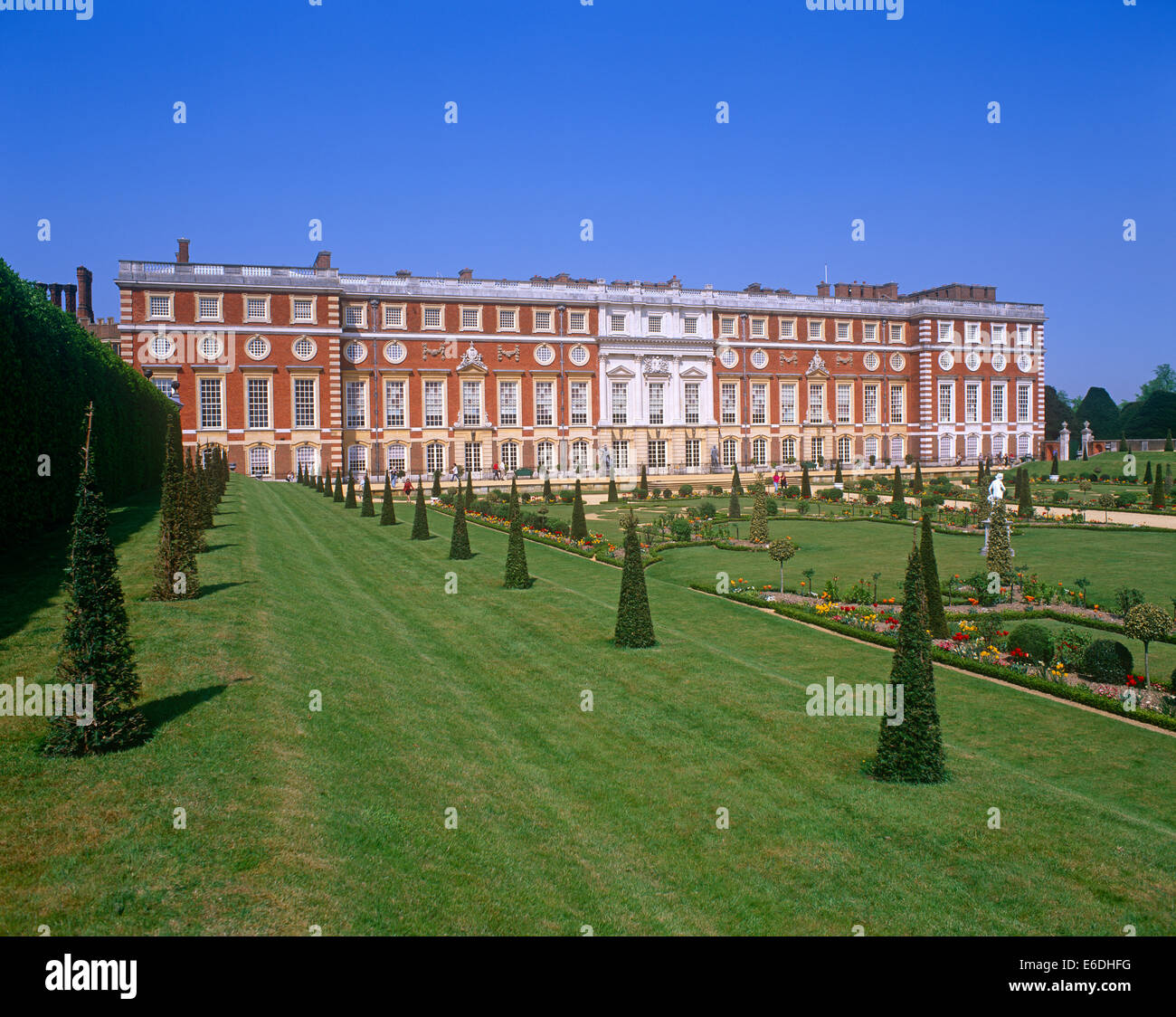 Privy Garden Hampton Court Palace Surrey UK Stock Photo