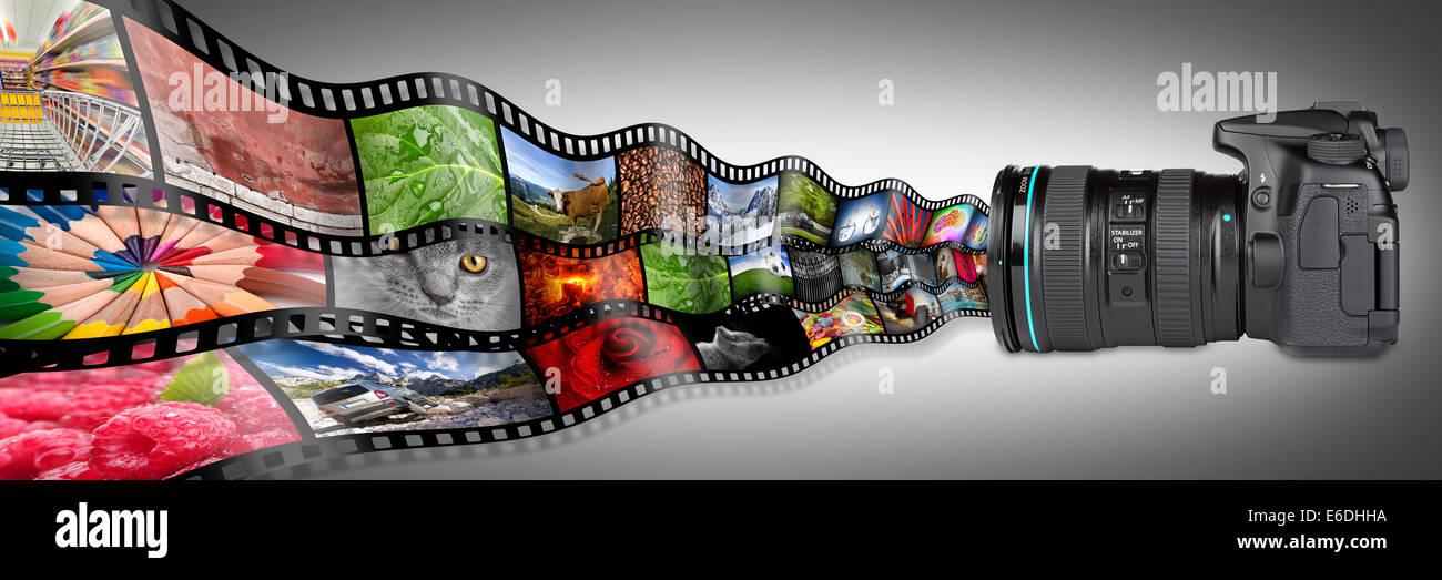 Digital camera film strips hi-res stock photography and images - Alamy