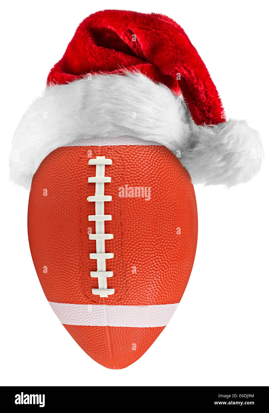 Ballon Rugby Noël Chapeau Père Noël Joyeux Noël Football Américain