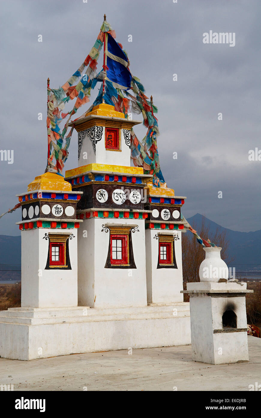 China. Yunnan province. Buddhist shorten around Lijiang. Stock Photo