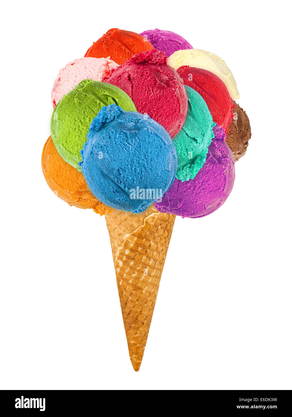 big ice cream cone Stock Photo Alamy