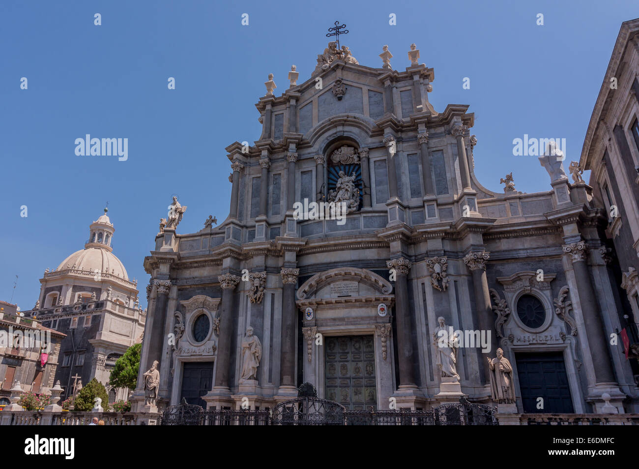 Cathedral of Saint Agatha, Catania, Sicily. Duomo di Catania ...