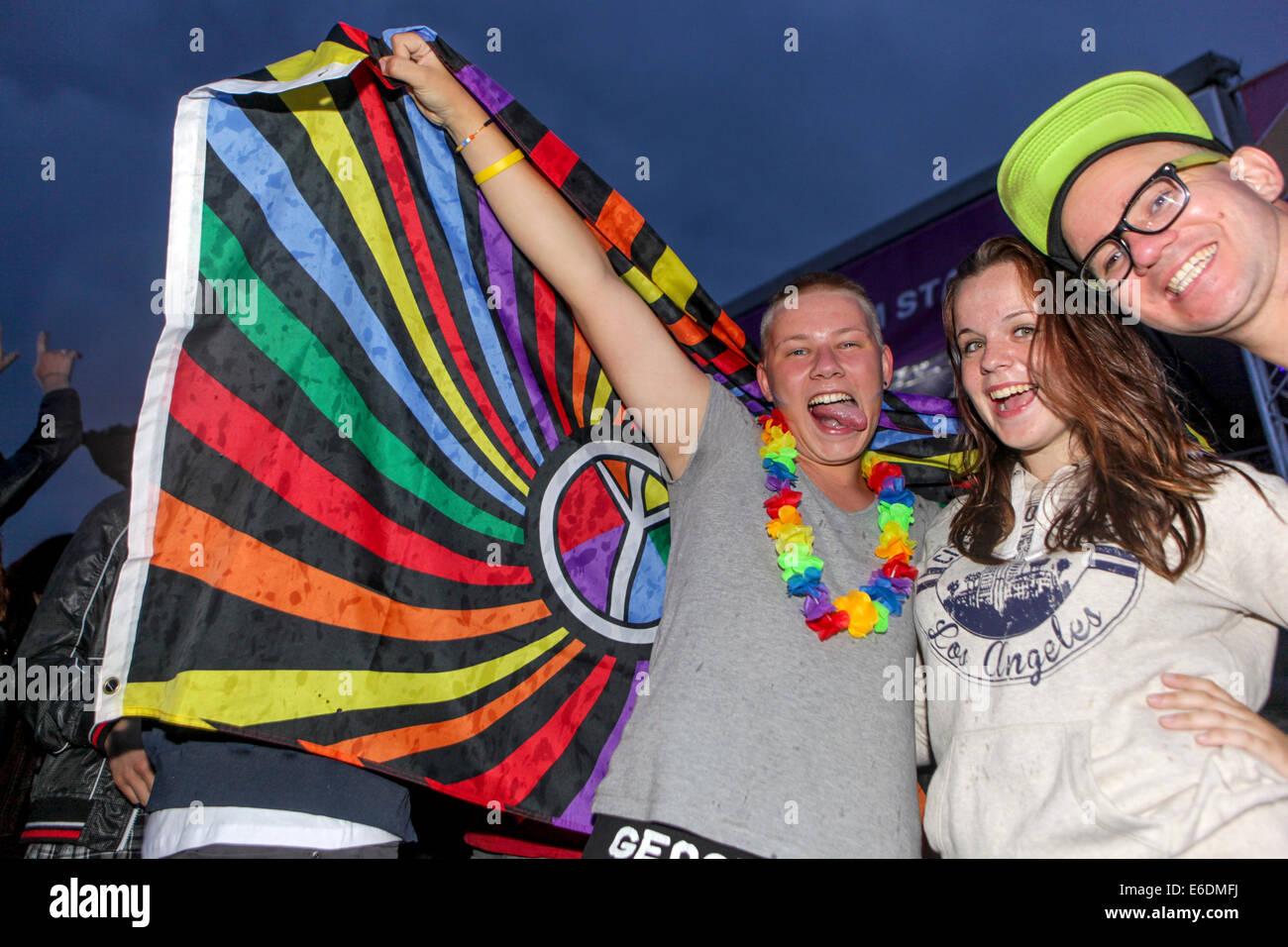 Prague pride. Festival LGBT community, Prague, Czech Republic Stock Photo