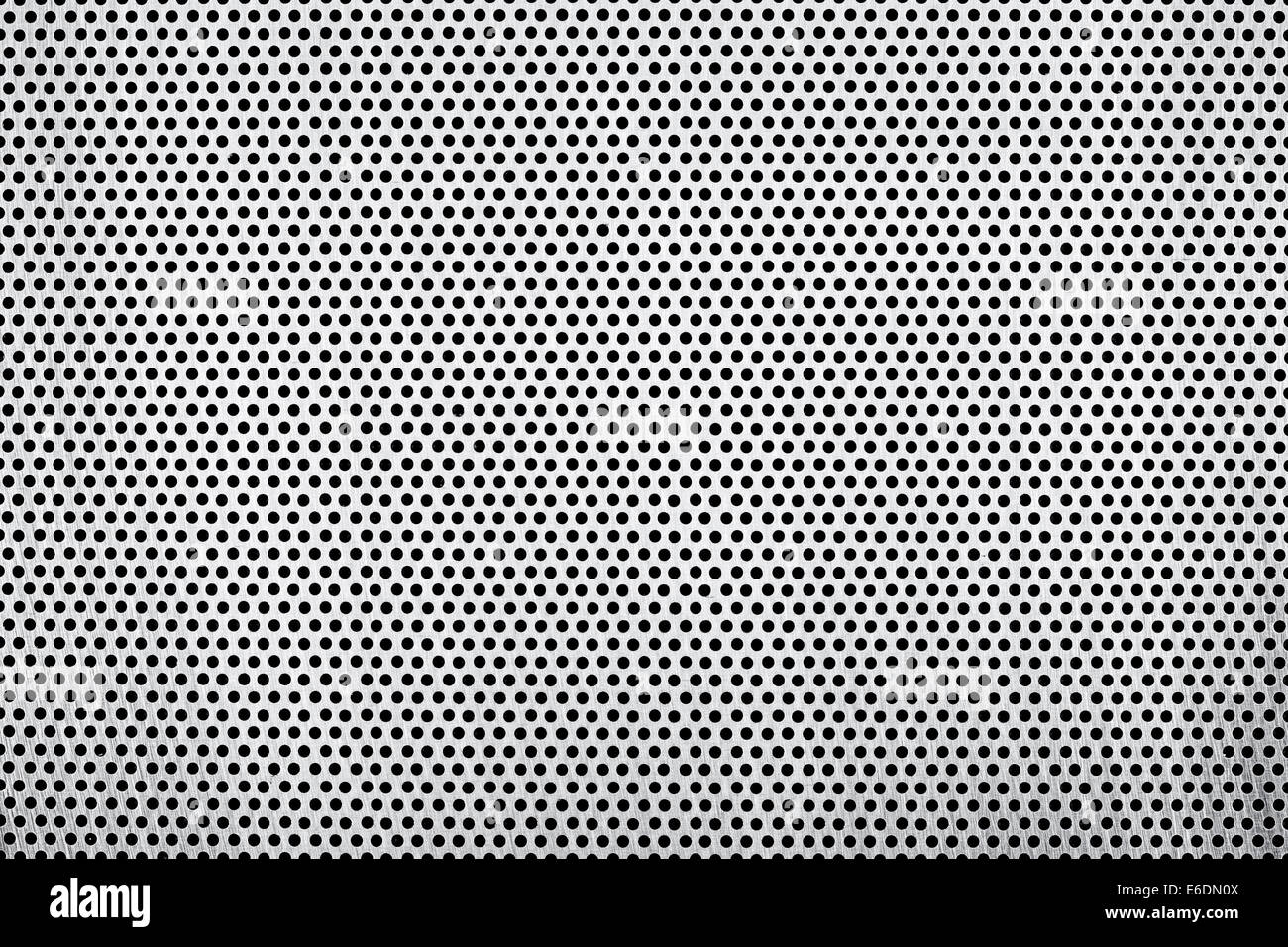 perforated steel plate Stock Photo