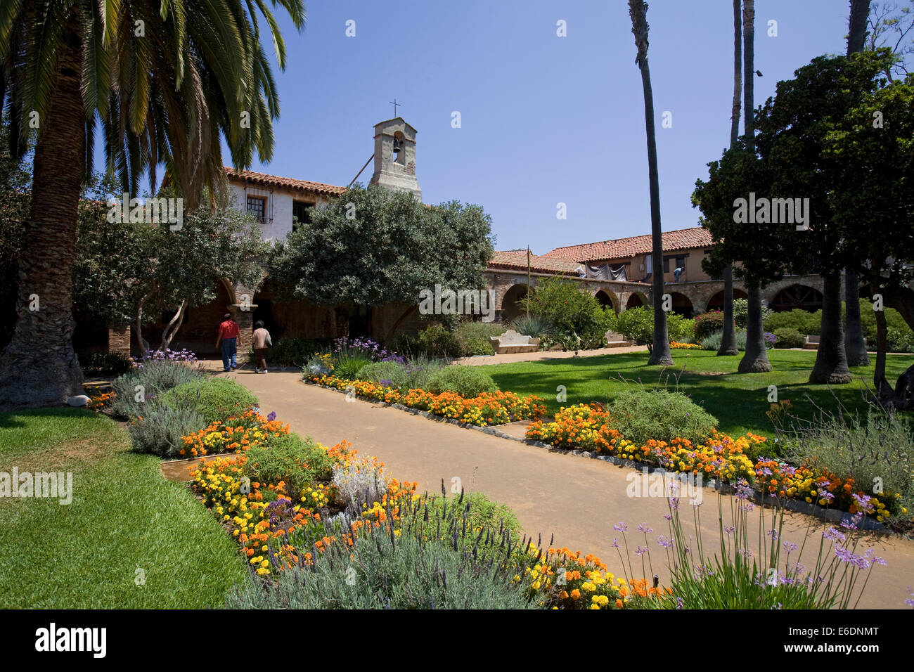 Central Courtyard, Mission San Juan Capistrano, Historic, Downtown, San