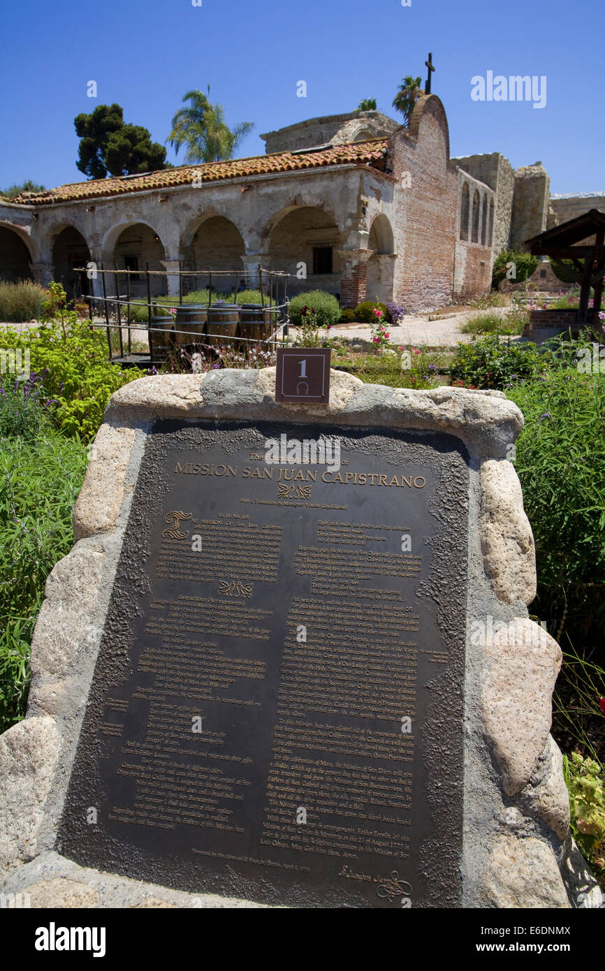 Founding Document, Mission San Juan Capistrano, Historic Downtown San