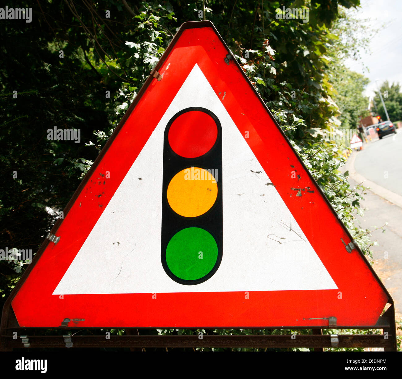 Traffic Light Ahead Sign