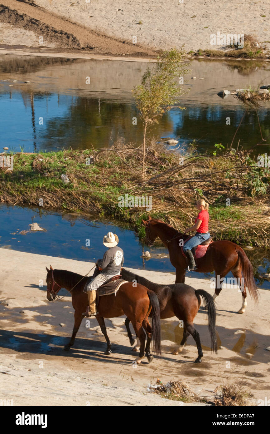 Horseback Riding along the Los Angeles River, Glendale Narrows, Los