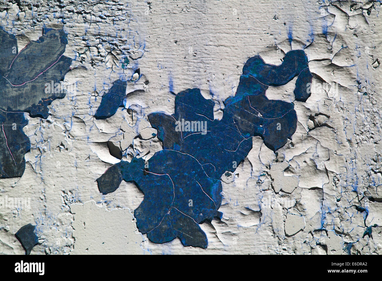 Abstract old grunge cracked paint background texture with scratches A variety of colors and materials Stock Photo