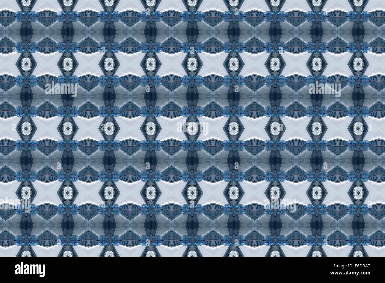 Blue pattern design of forms Stock Photo