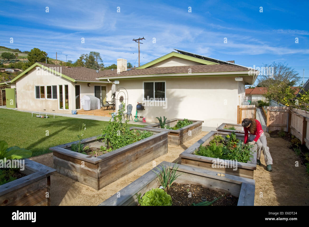 Urban Garden Encircles House In Rancho Palos Verdes Los Angeles