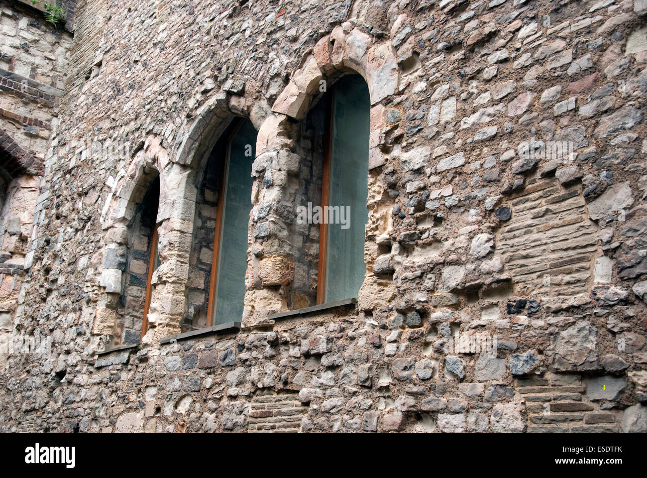 Windows on an old wall from an historic house Stock Photo - Alamy