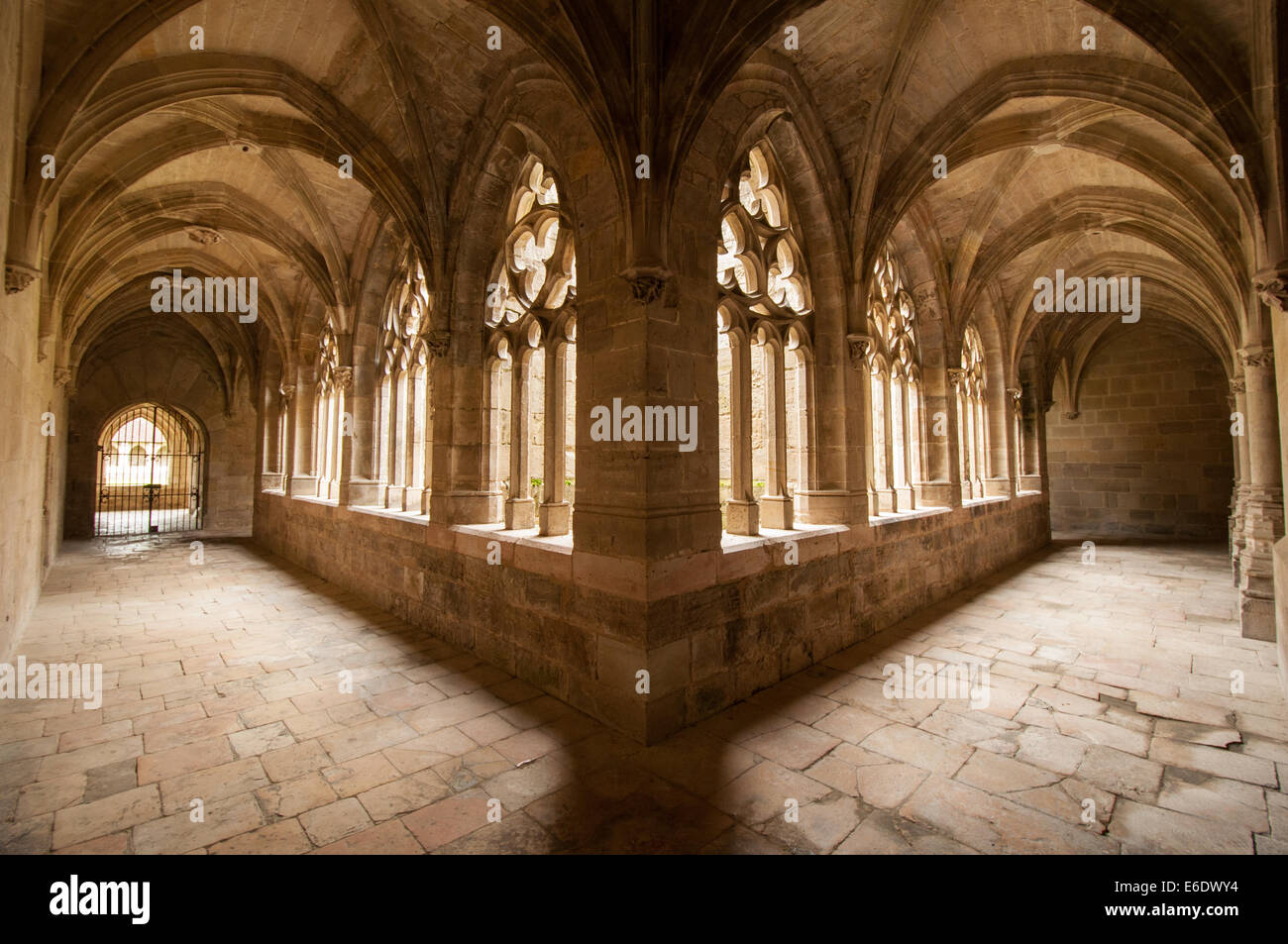 Monastery cloister Stock Photo