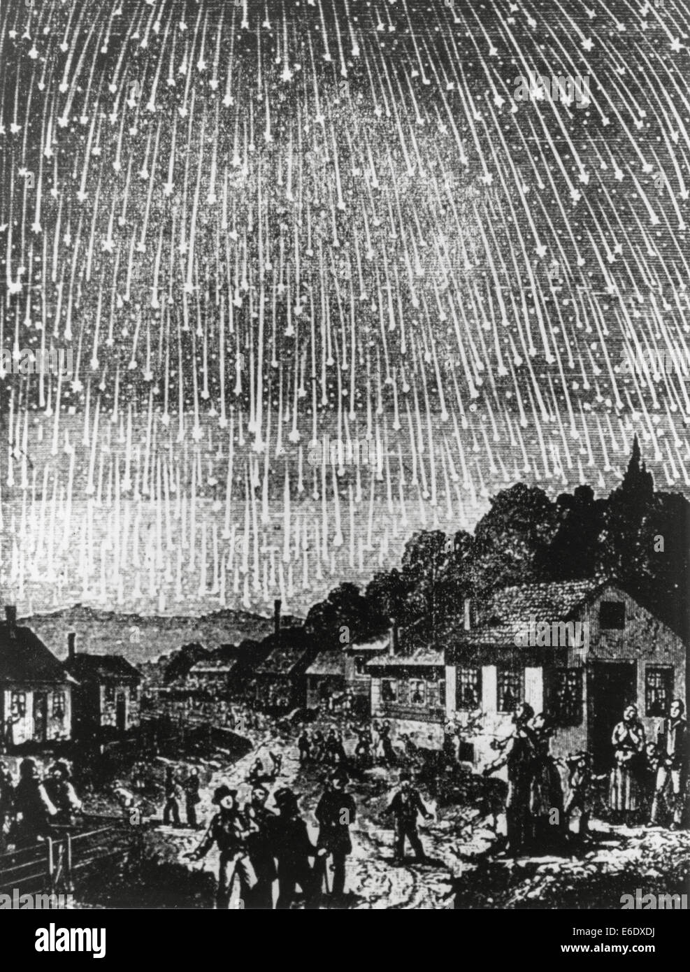 画材 Meteor Shower ESA Science & Technology - Meteor shower of 13 Nov 1833
