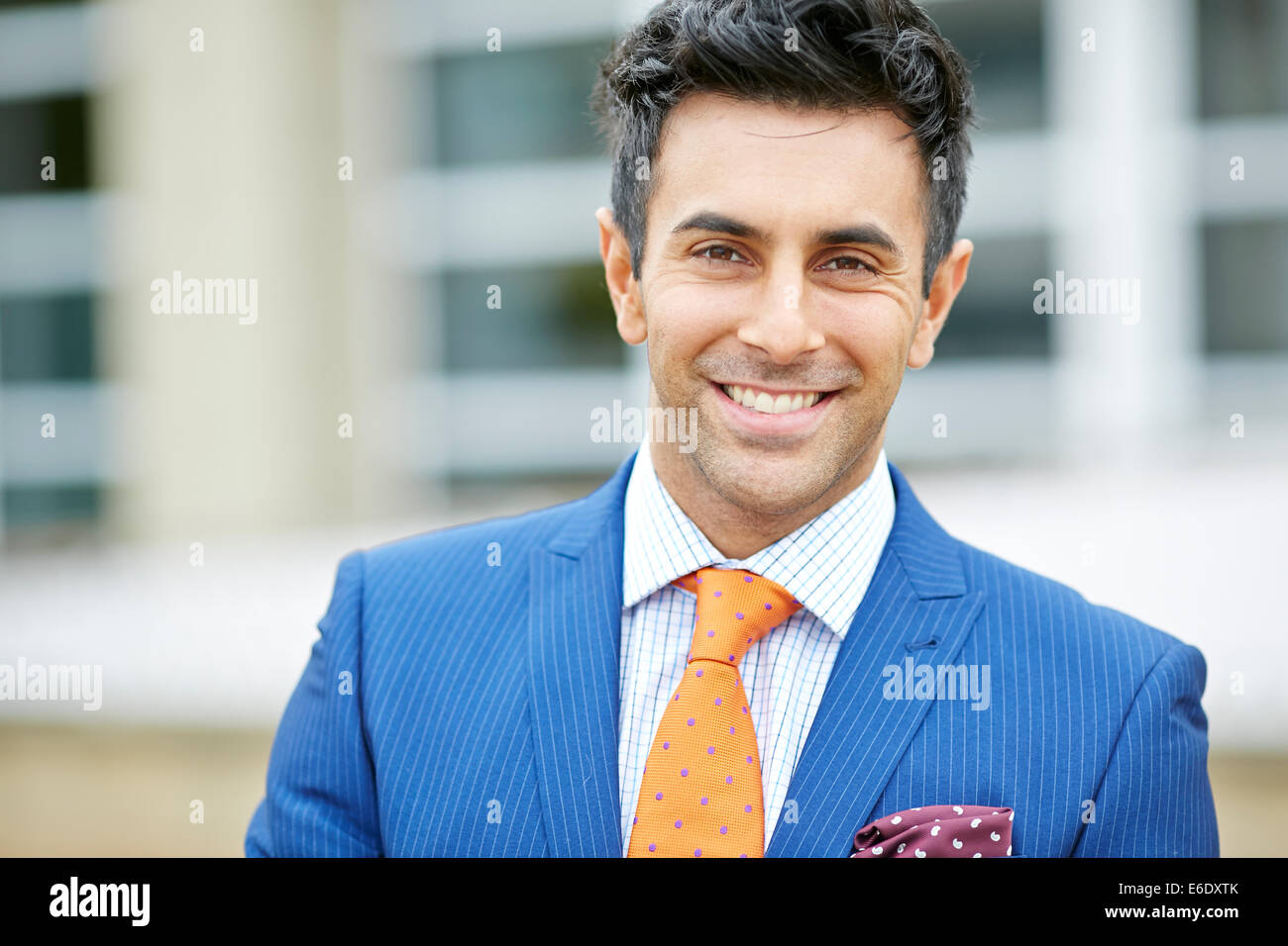 Smiling businessman Stock Photo