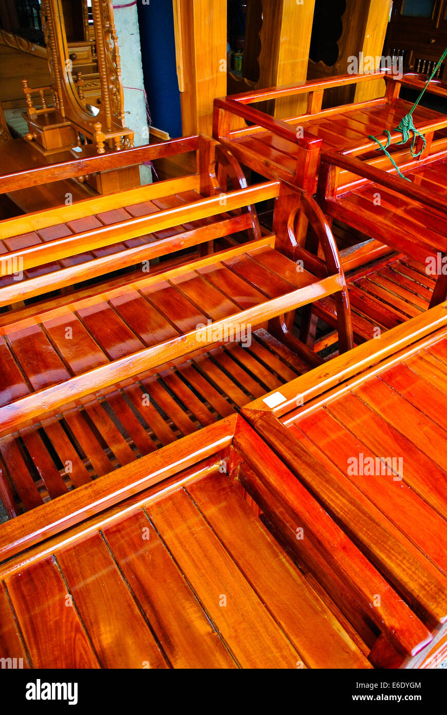 Typical thai furniture thailand hires stock photography and images Alamy