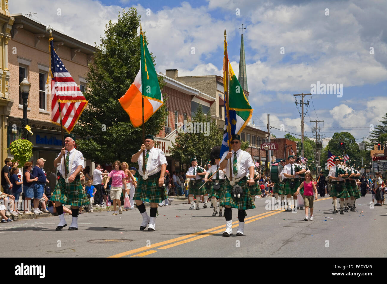Fourth of July Parade, Saugerties, New York, USA Stock Photo Alamy