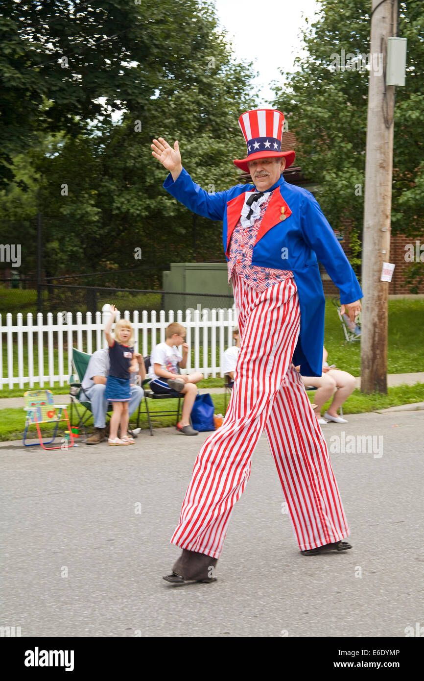 Fourth of July Parade, Saugerties, New York, USA Stock Photo Alamy