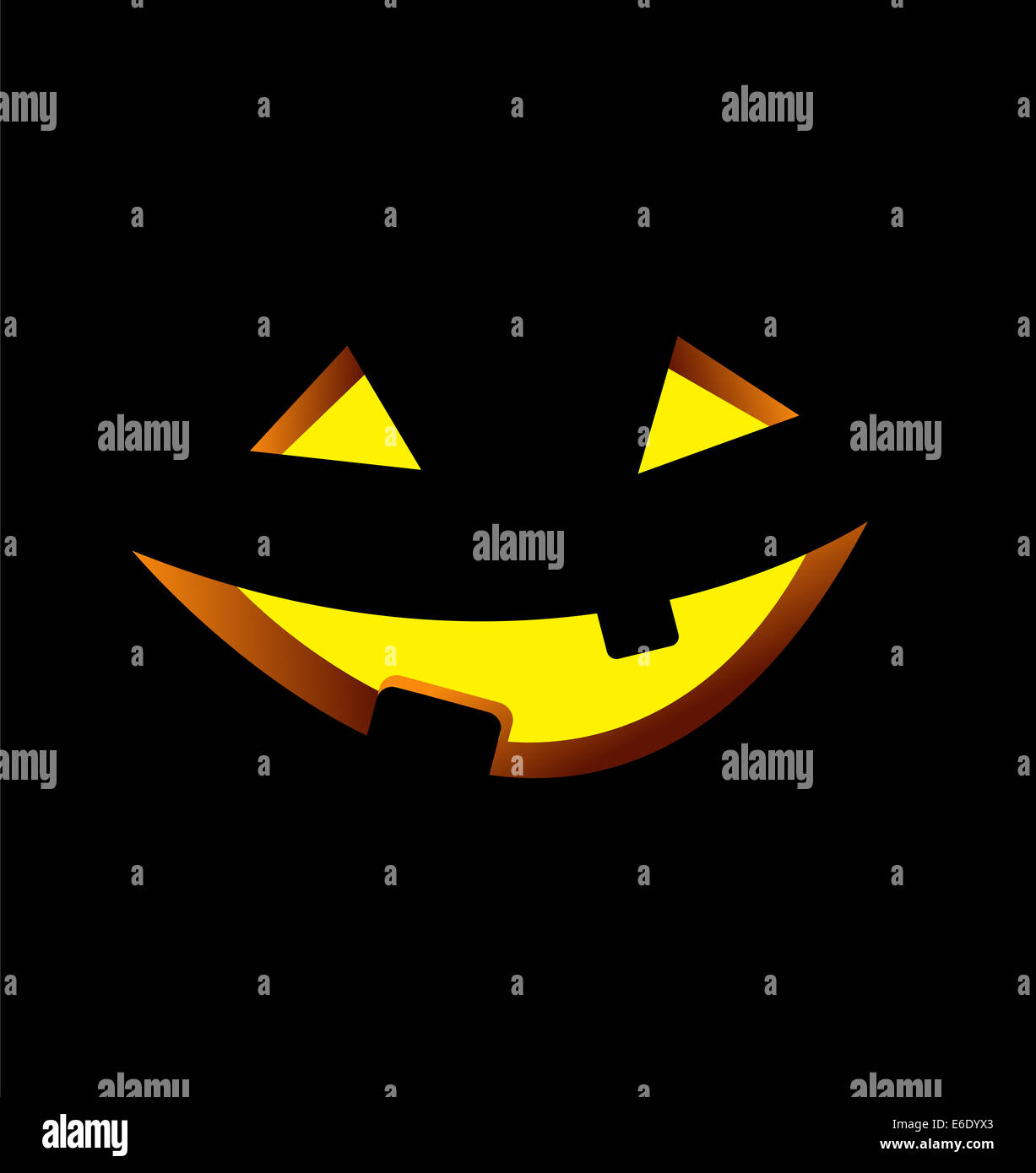 Halloween Background with Pumpkin Vector Illustration Stock Photo - Alamy