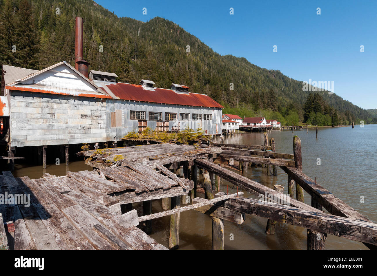 North pacific cannery historical site hires stock photography and