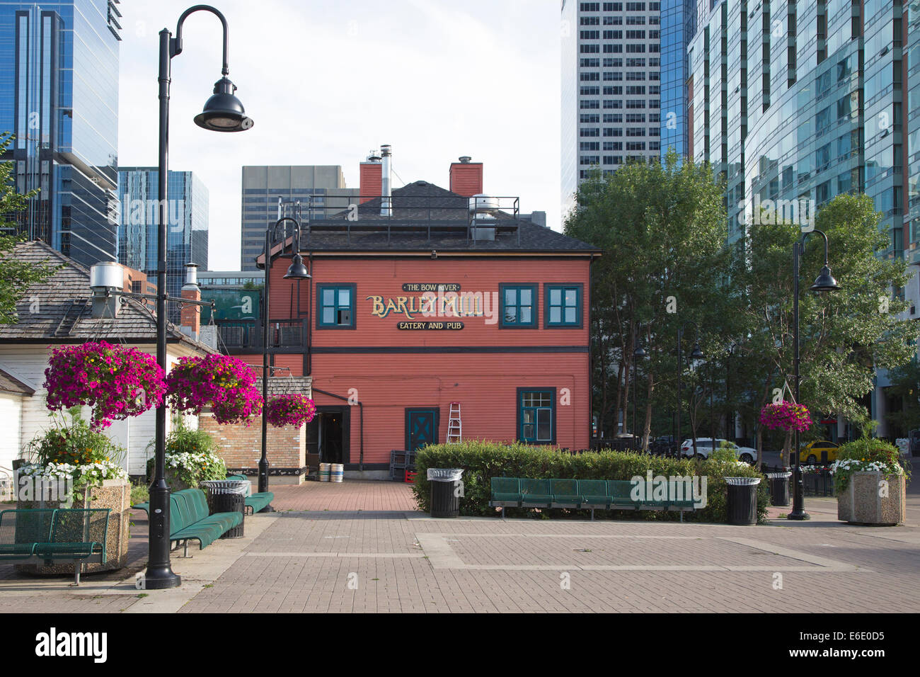 Barley Mill Restaurant in Eau Claire Market, Calgary, Canada Stock