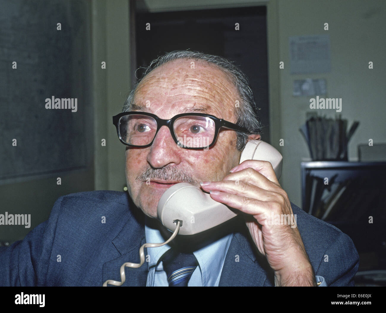 Jack Rosenbaum, San Francisco Newspaper columnist 1981 Stock Photo