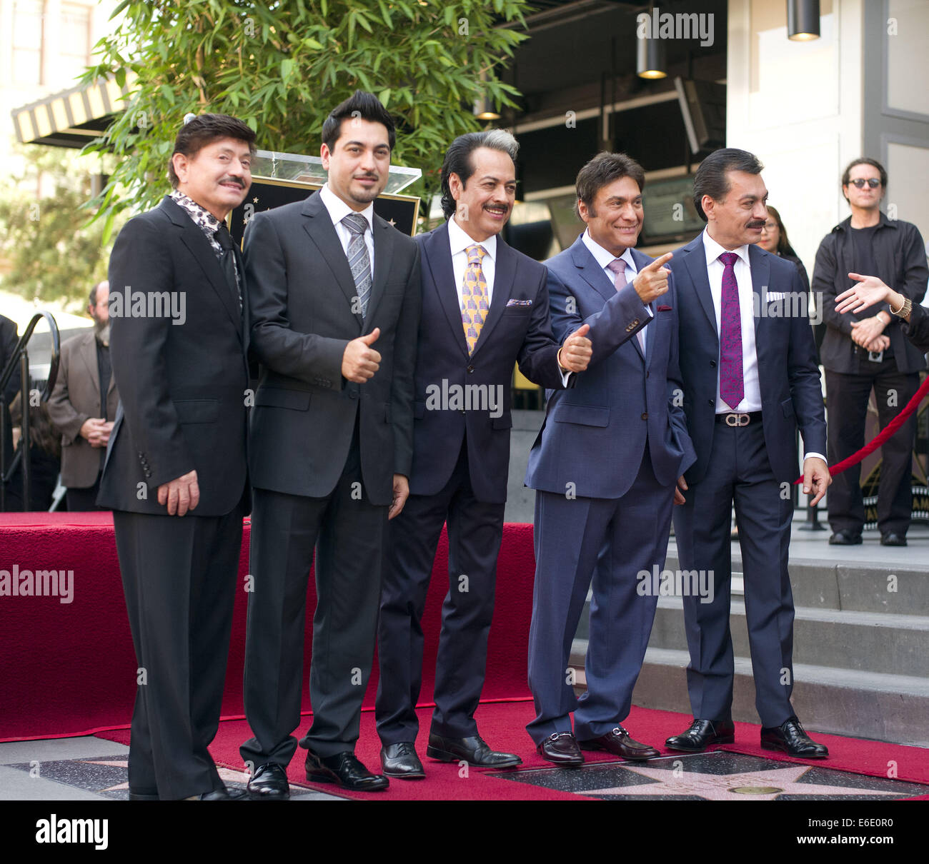Walk of fame star for los tigres del norte hi-res stock photography and