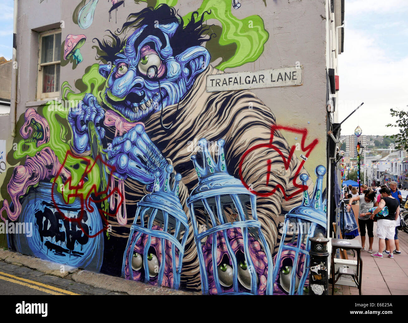 Emma Ball 水彩画 The Lanes,Brighton The Brighton Lanes Art for Sale | Original Paintings