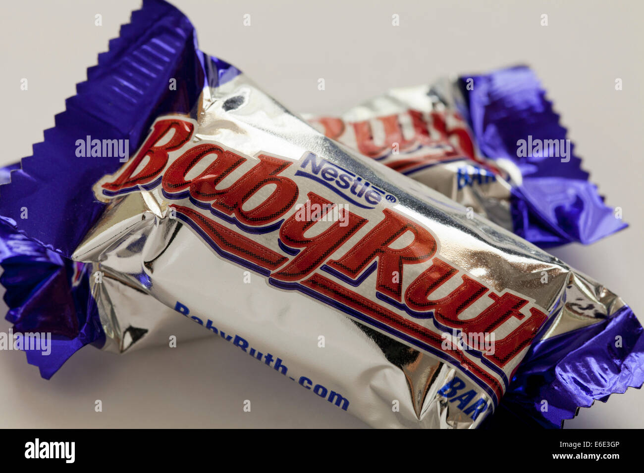 Nestle Baby Ruth chocolate bars Stock Photo