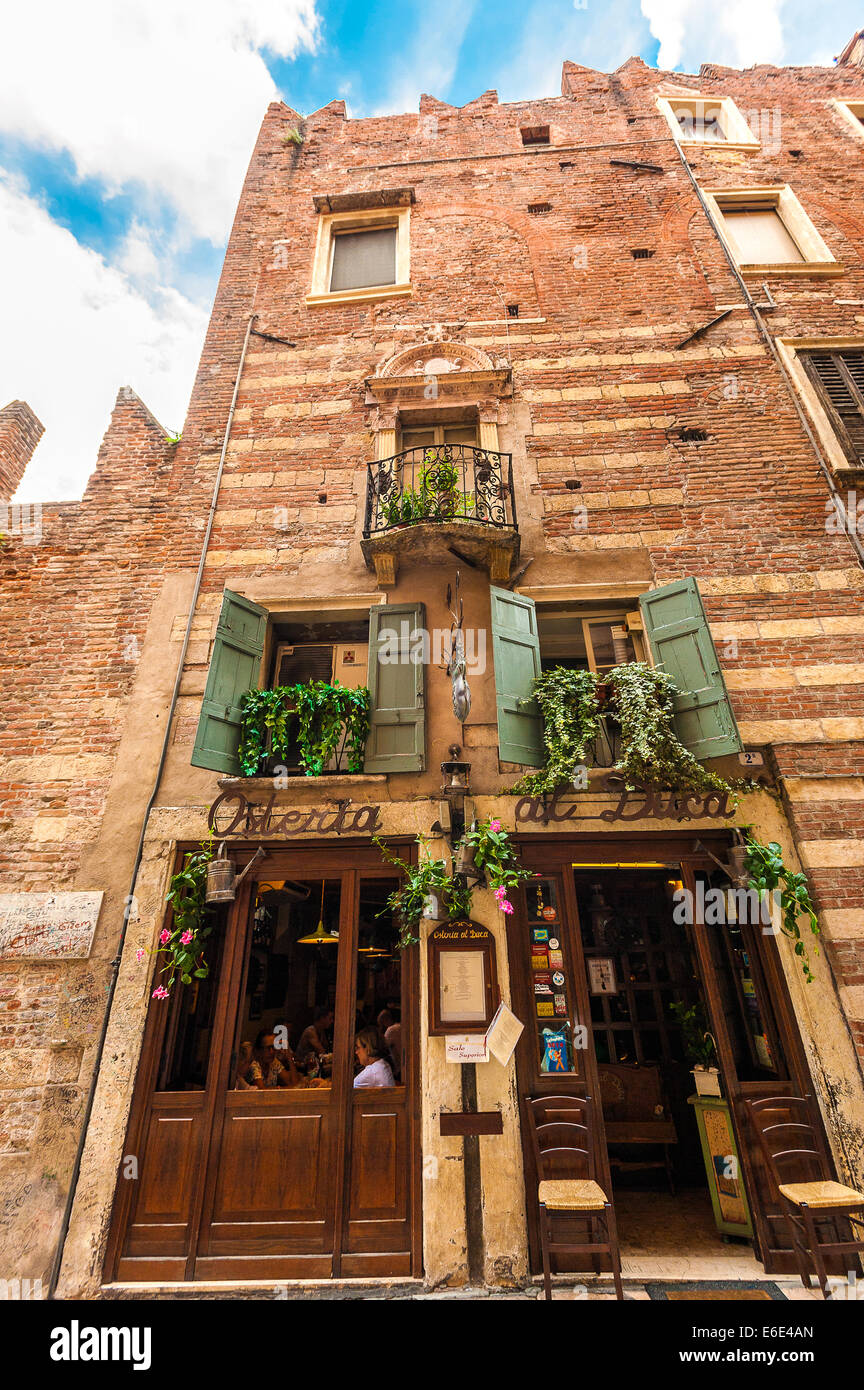 Italy Veneto Verona house of Cagnolo Nagarola - house of Romeo Stock Photo
