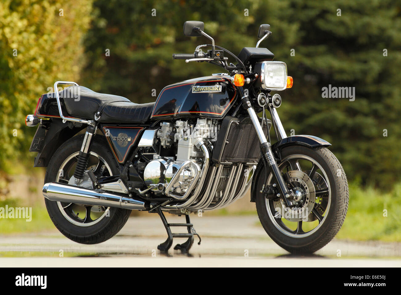 Motorcycle, Kawasaki Z1300 Photo Alamy