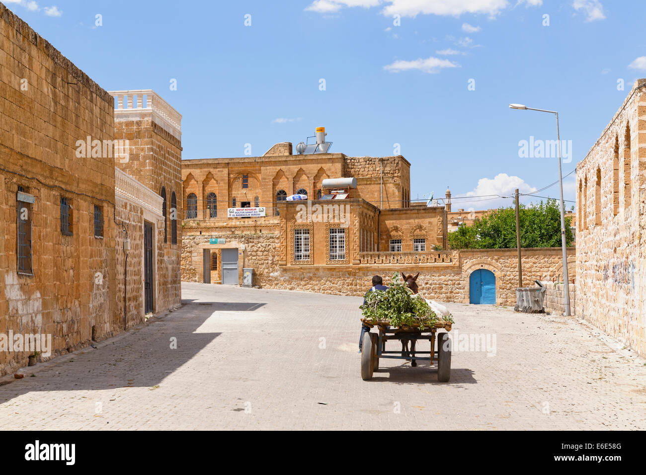 Old town of Midyat, Mardin, Tur Abdin, Southeastern Anatolia Region, Anatolia Province, Turkey Stock Photo