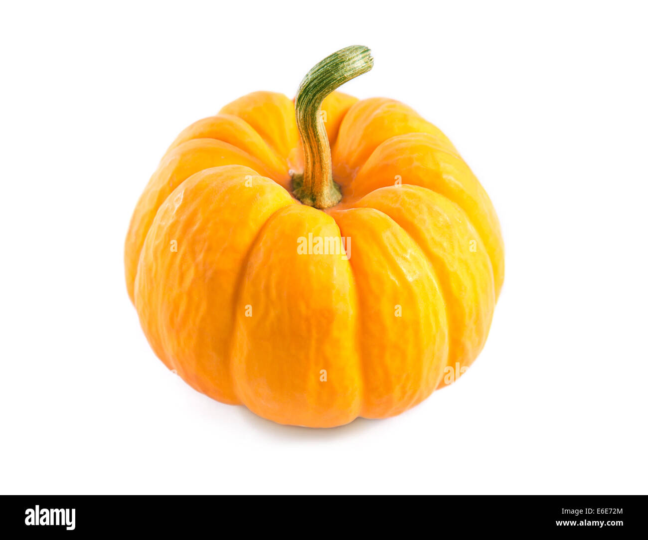 Fresh orange pumpkin, isolated on white background Stock Photo