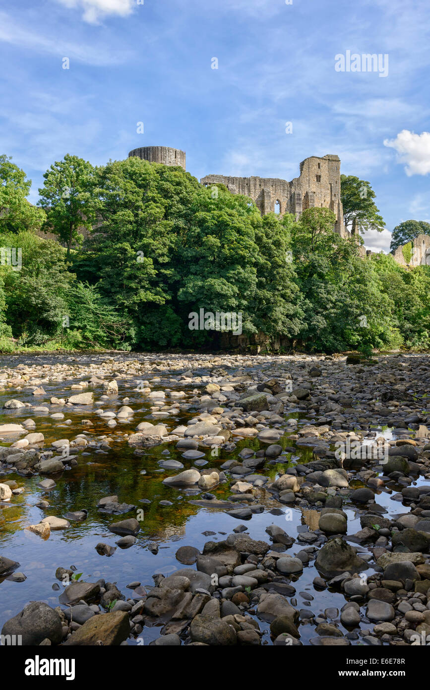 Barnard Castle and the River Tees Stock Photo Alamy