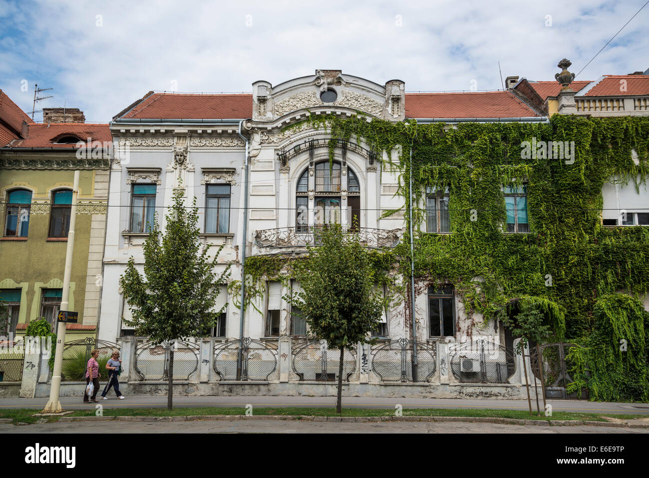 Grand historic house on Europska avenija street, Osijek, Slavonia, Croatia Stock Photo Alamy