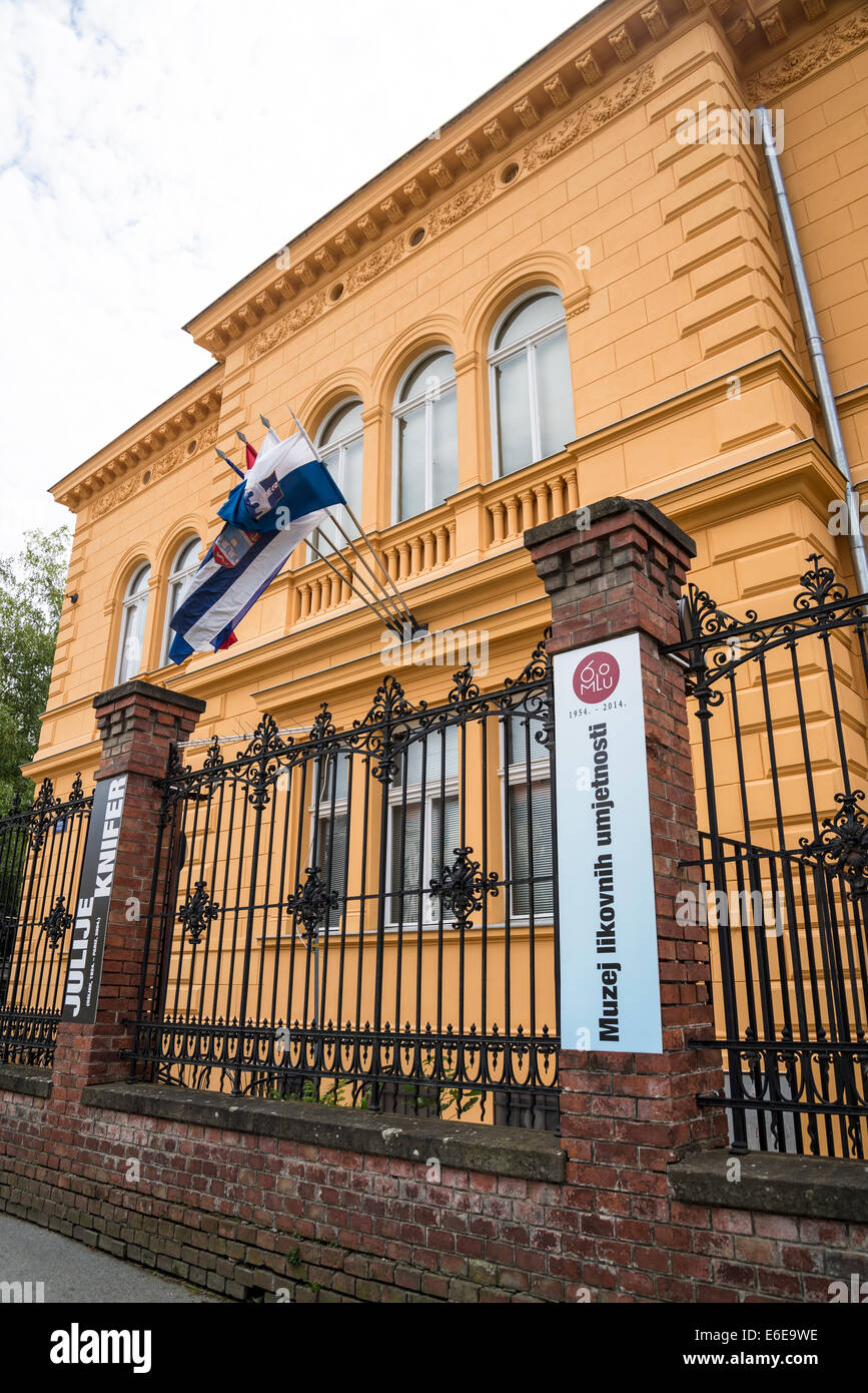 Gallery of Fine Arts, Osijek, Slavonia, Croatia Stock Photo