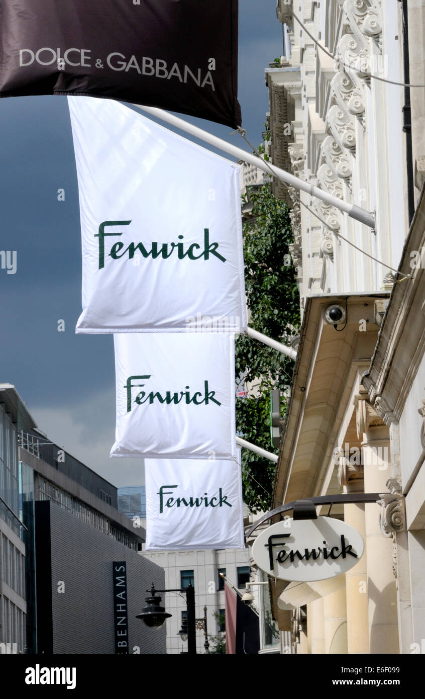 London, England, UK. Fenwick department store in Bond Street Stock Photo