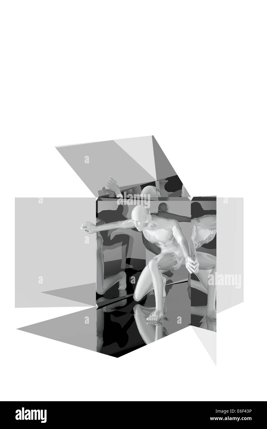 Person out and about Cut Out Stock Images Pictures Alamy