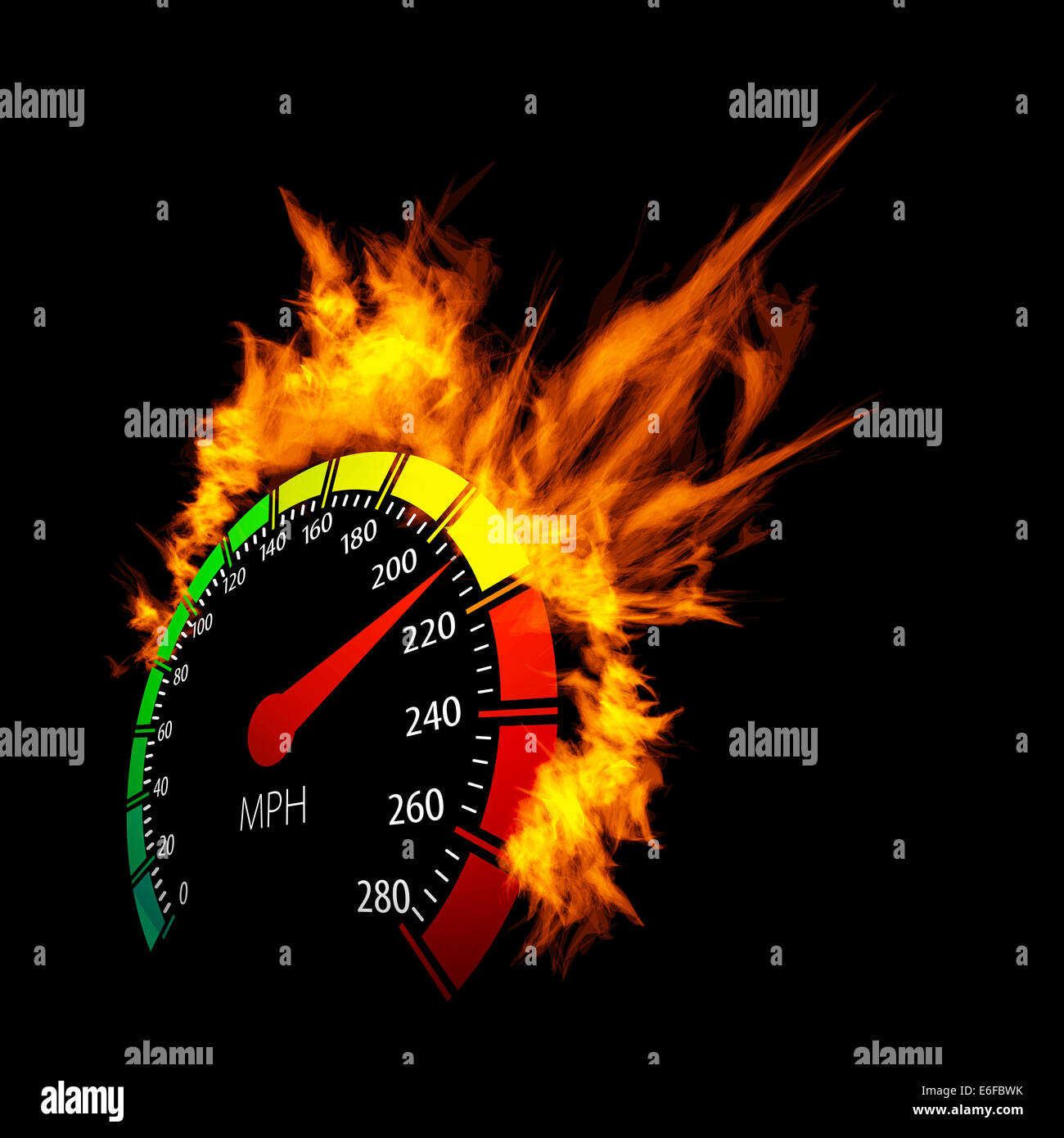 Black background speedometer fast hires stock photography and images