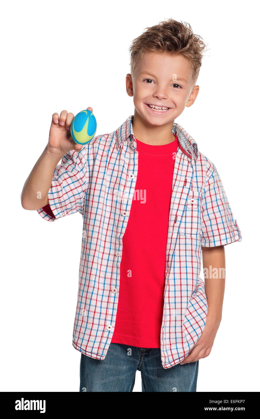 Boy with rugby ball Stock Photo Alamy