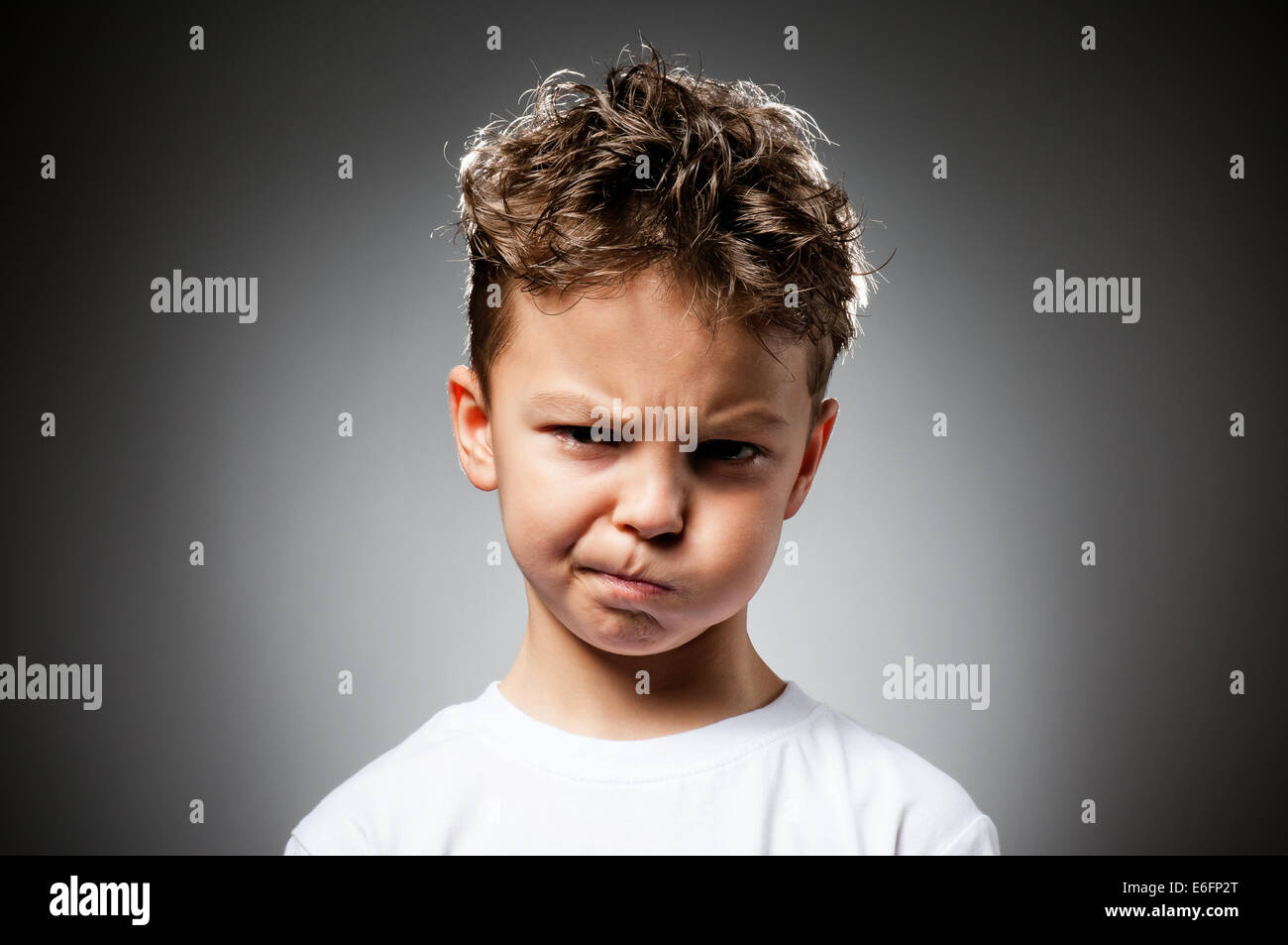 Little boy grimace hi-res stock photography and images - Alamy