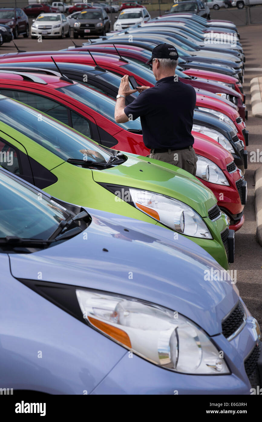 Car Dealership, USA Stock Photo Alamy