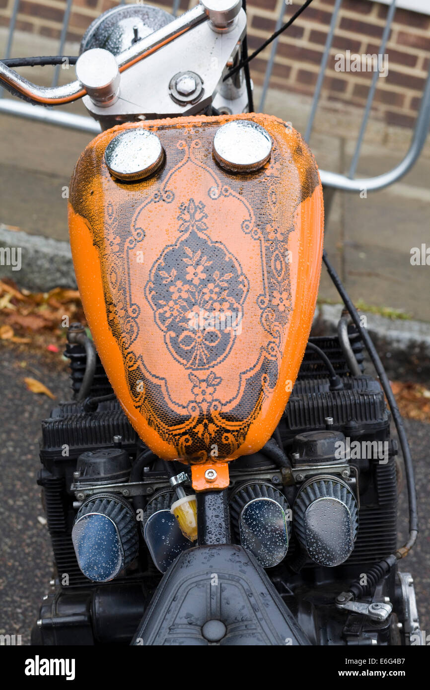 Custom motorcycle gas tank hi-res stock photography and images - Alamy