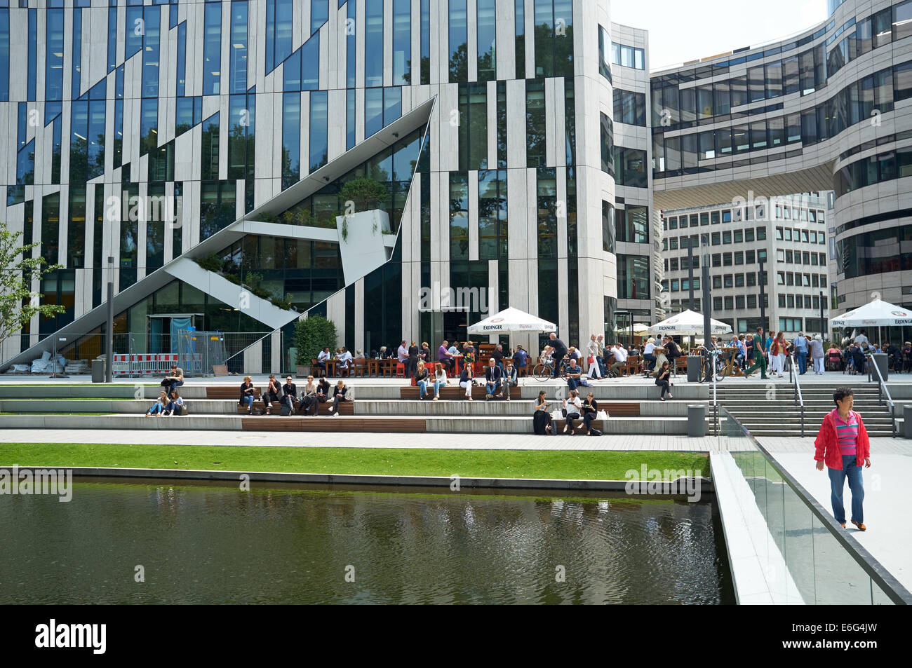 Ko-Bogen shopping mall Dusseldorf Germany Stock Photo