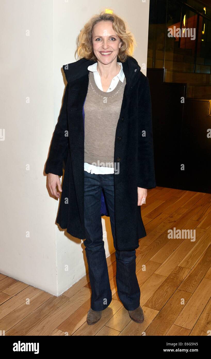 German actress Juliane Kohler attends the screening of 'Two Lives' as part of The Jameson Dublin International Film Festival at the Lighthouse Cinema...  Featuring: Juliane Kohler Where: Dublin, Ireland When: 16 Feb 2014 Stock Photo