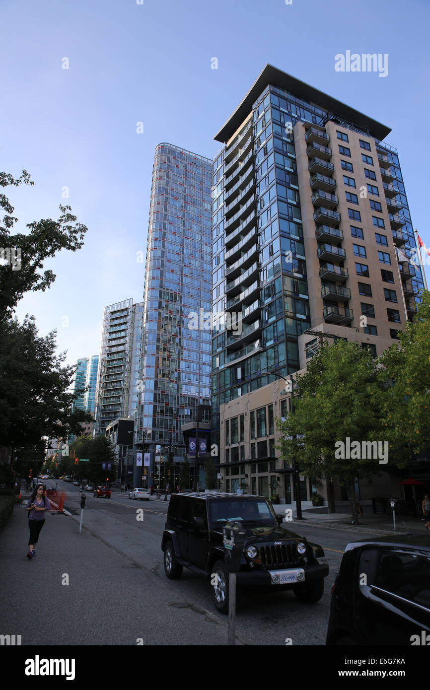 apartment condo housing market Vancouver Stock Photo