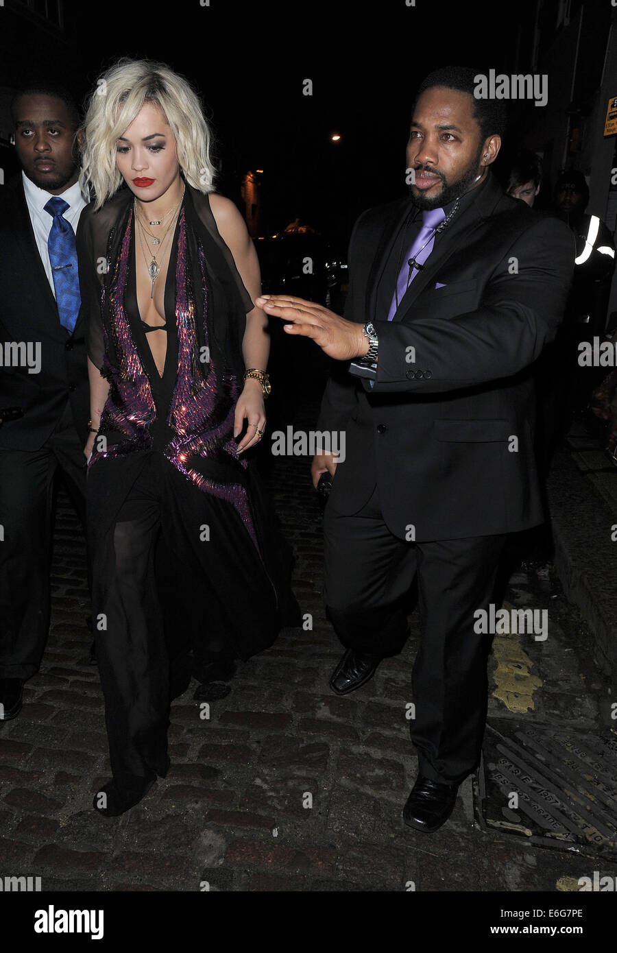 Rita Ora leaving Koko club in Camden, having been to watch Prince